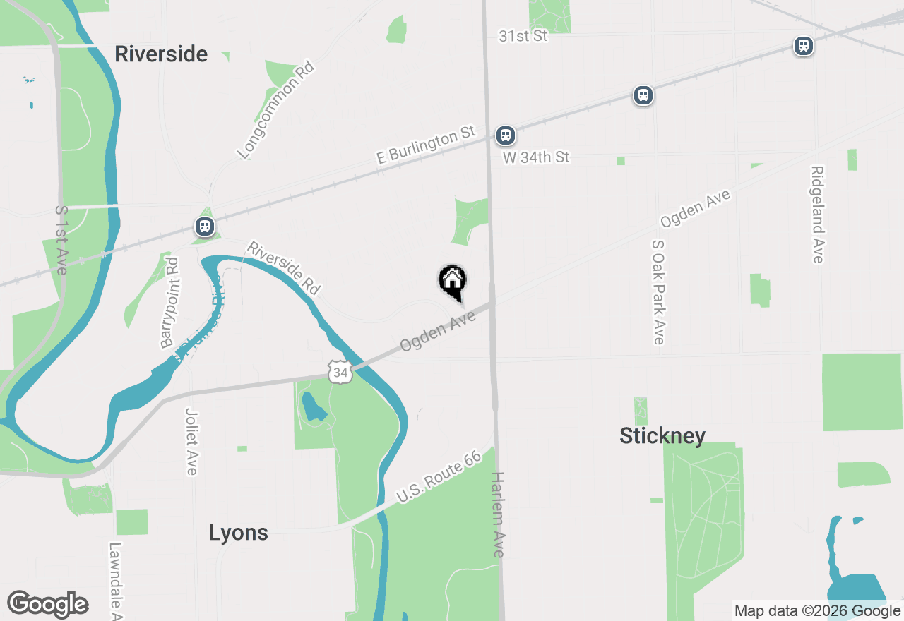 Map of 354 Lionel Road, Riverside, IL 60546