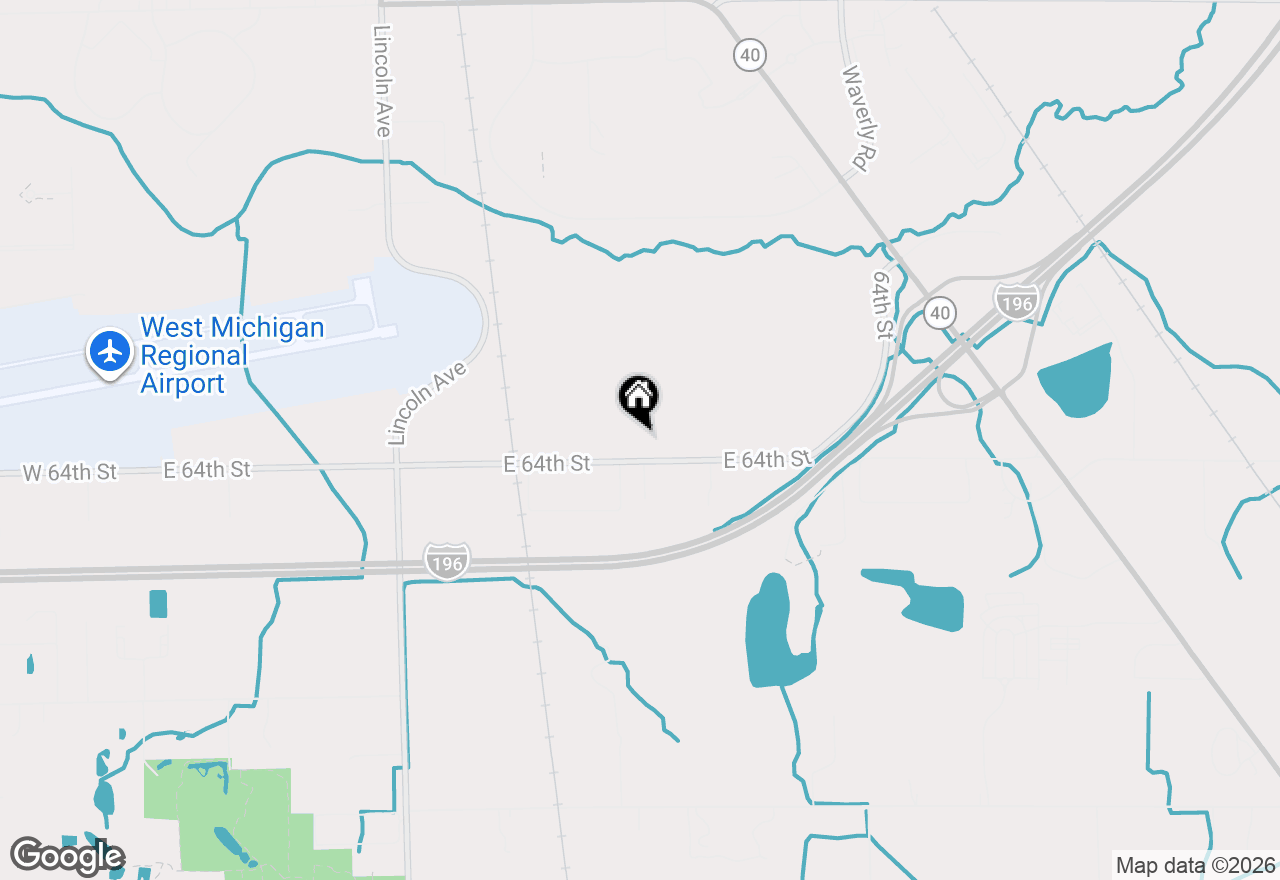 Map of 455 E 64th Street #B, Holland, MI 49423