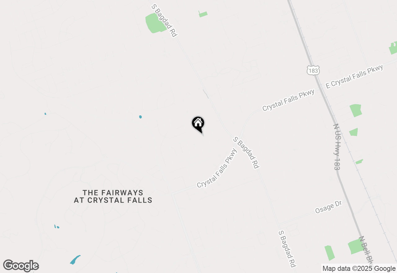 Map of 1710 Greening Way, Leander, TX 78641