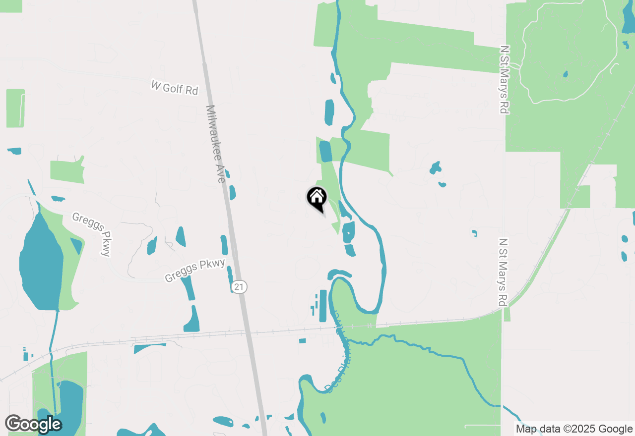 Map of 1323 Downs Parkway, Libertyville, IL 60048