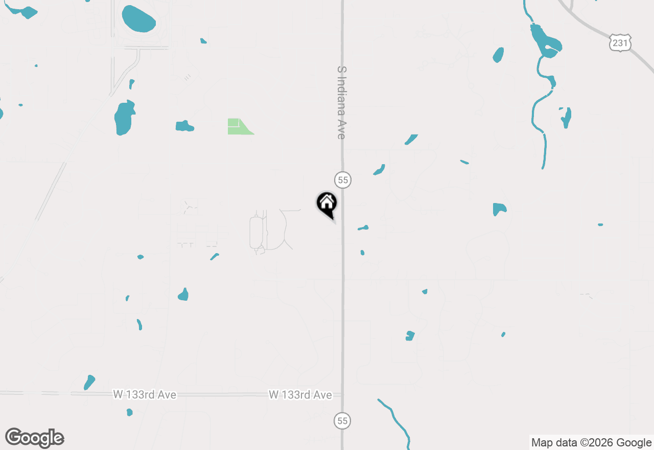 Map of 12706 Grant Street, Crown Point, IN 46307