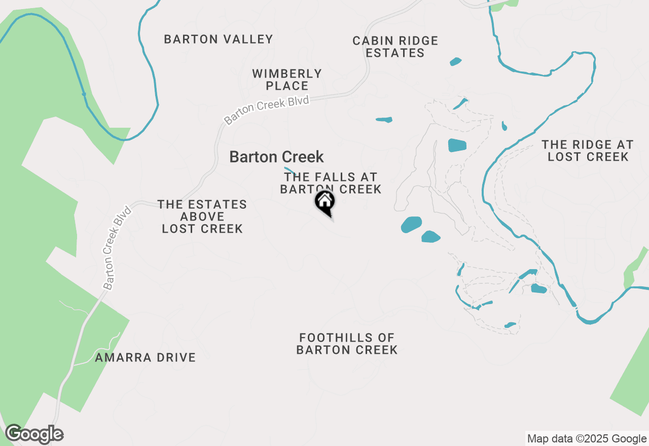 Map of 8200 Hickory Creek Dr, Austin, TX 78735