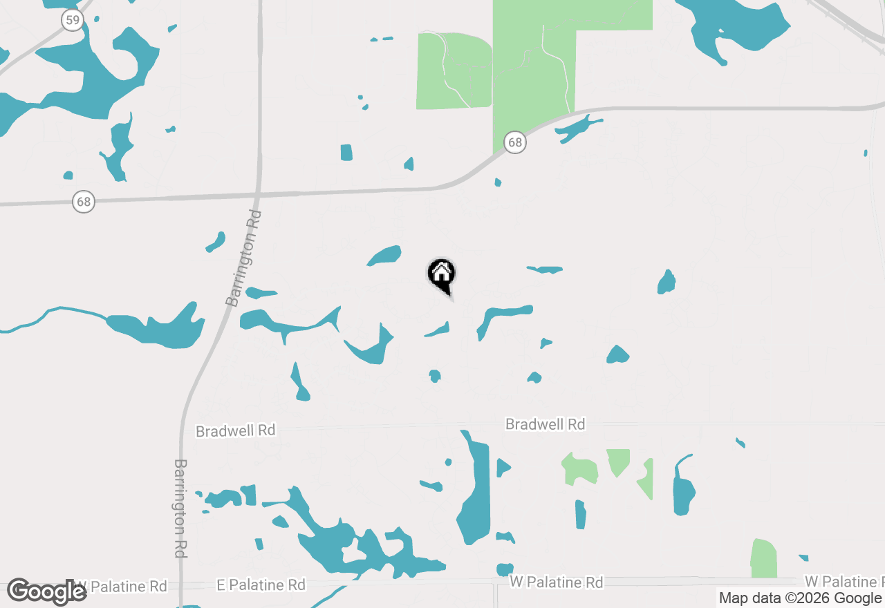 Map of 1500 Macalpin Circle, Inverness, IL 60010