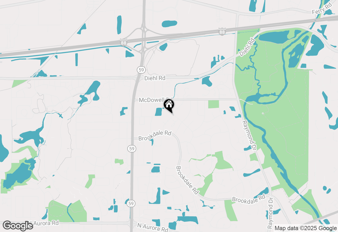 Map of 1537 Westminster Drive #203, Naperville, IL 60563