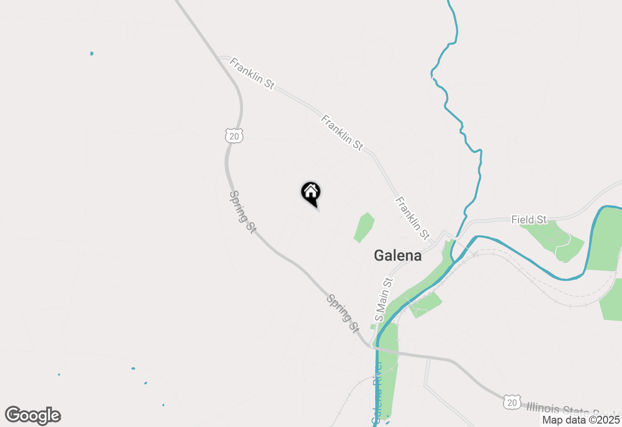 Map of 244 S Division Street, Galena, IL 61036