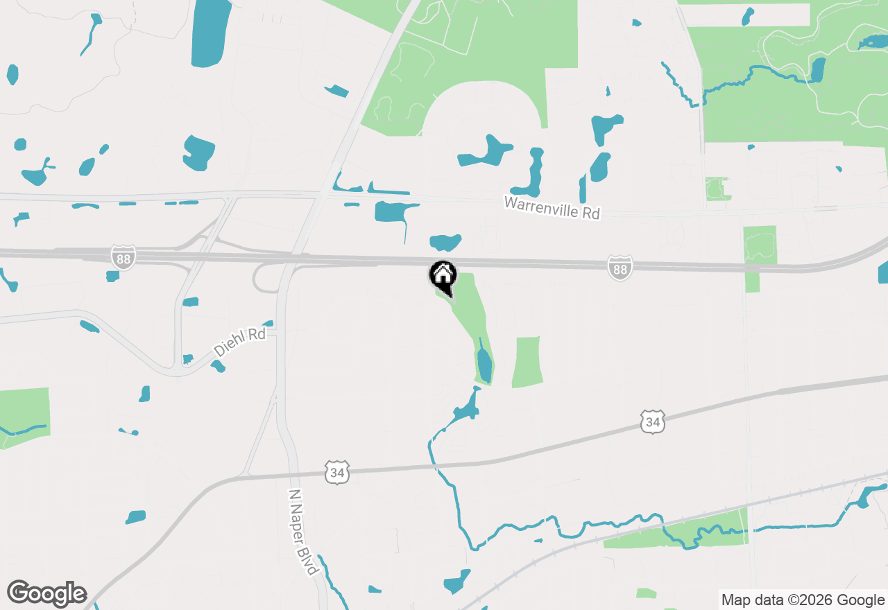 Map of 4433 Brittany Drive, Lisle, IL 60532