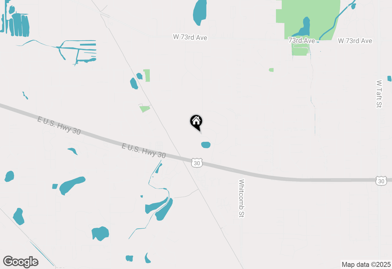 Map of 4534 W 78th Place, Merrillville, IN 46410