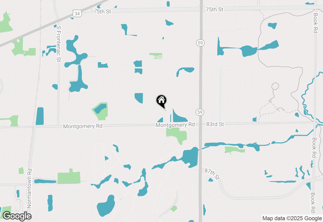 Map of 1304 Stonehaven Circle, Aurora, IL 60504
