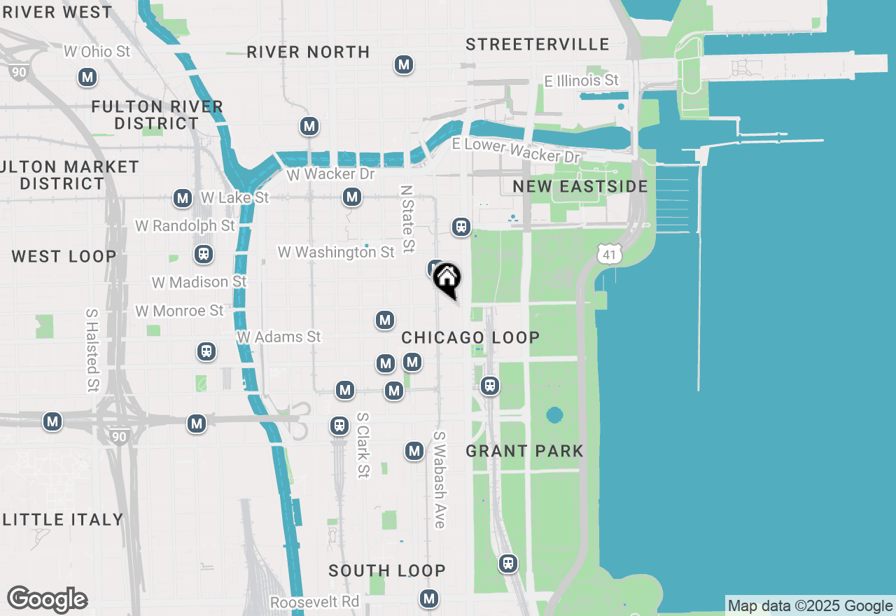 Map of 65 E Monroe Street #4411, Chicago, IL 60603