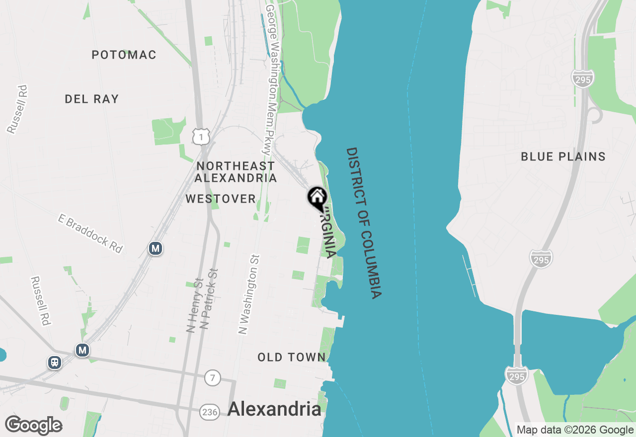 Map of 1111 N Fairfax Street #102, Alexandria, VA 22314