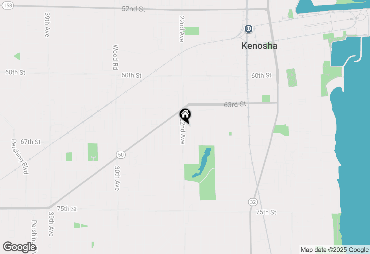 Map of (Address confidential), Kenosha, Wisconsin 53143