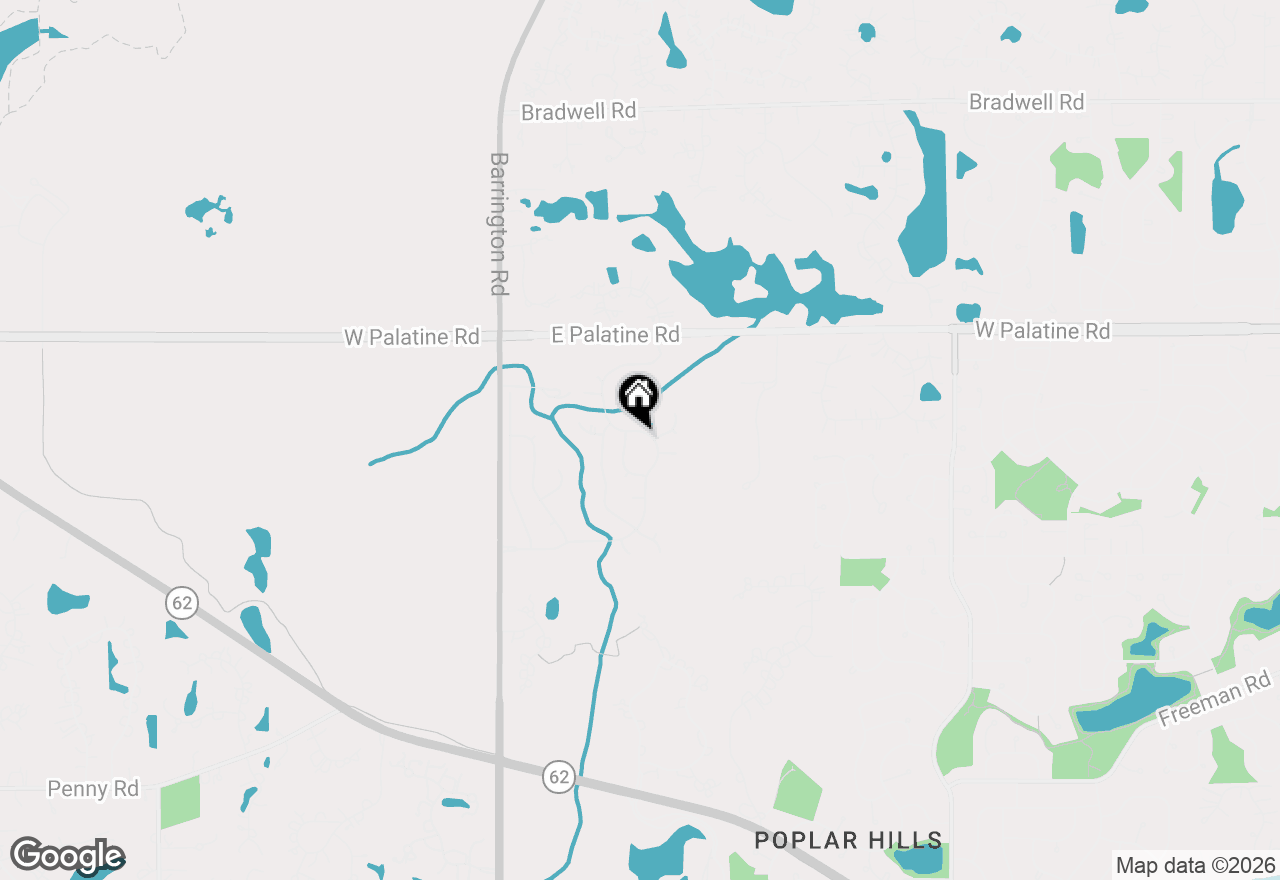 Map of 1030 Ridgeview Drive, Inverness, IL 60010