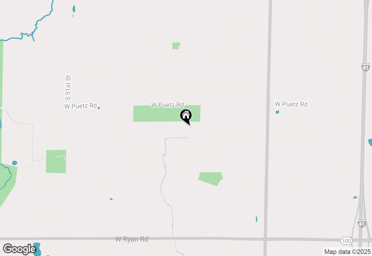 Map of 3621 Maplecrest Dr, Franklin, WI 53132