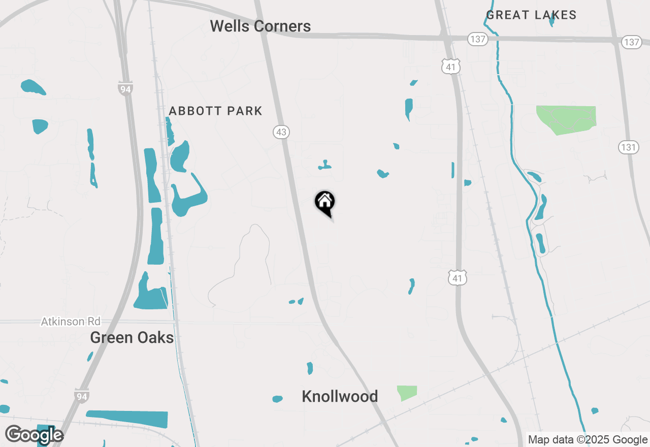 Map of 106 Woodbury Lane, Lake Bluff, IL 60044