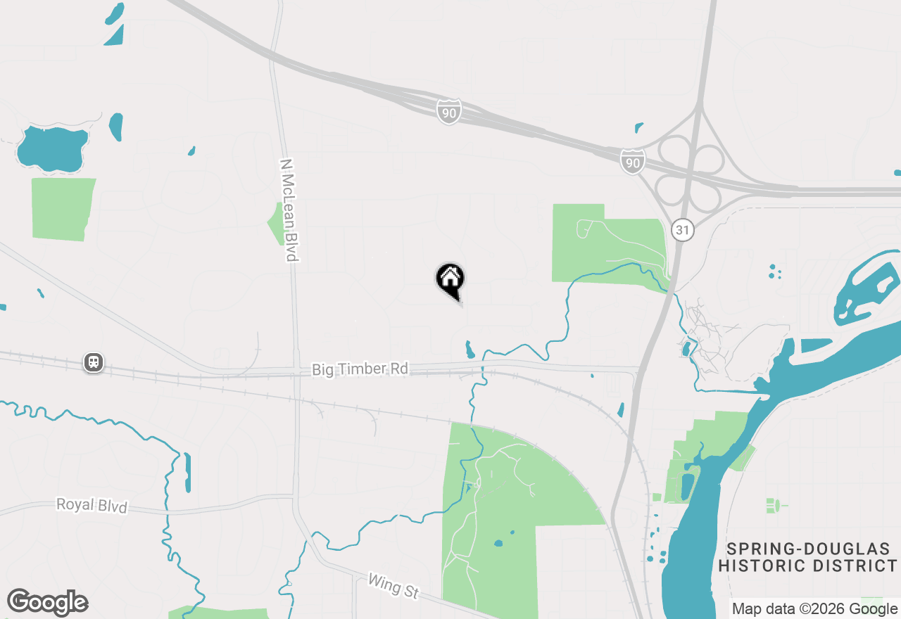 Map of 1005 Meadow Lane, Elgin, IL 60123