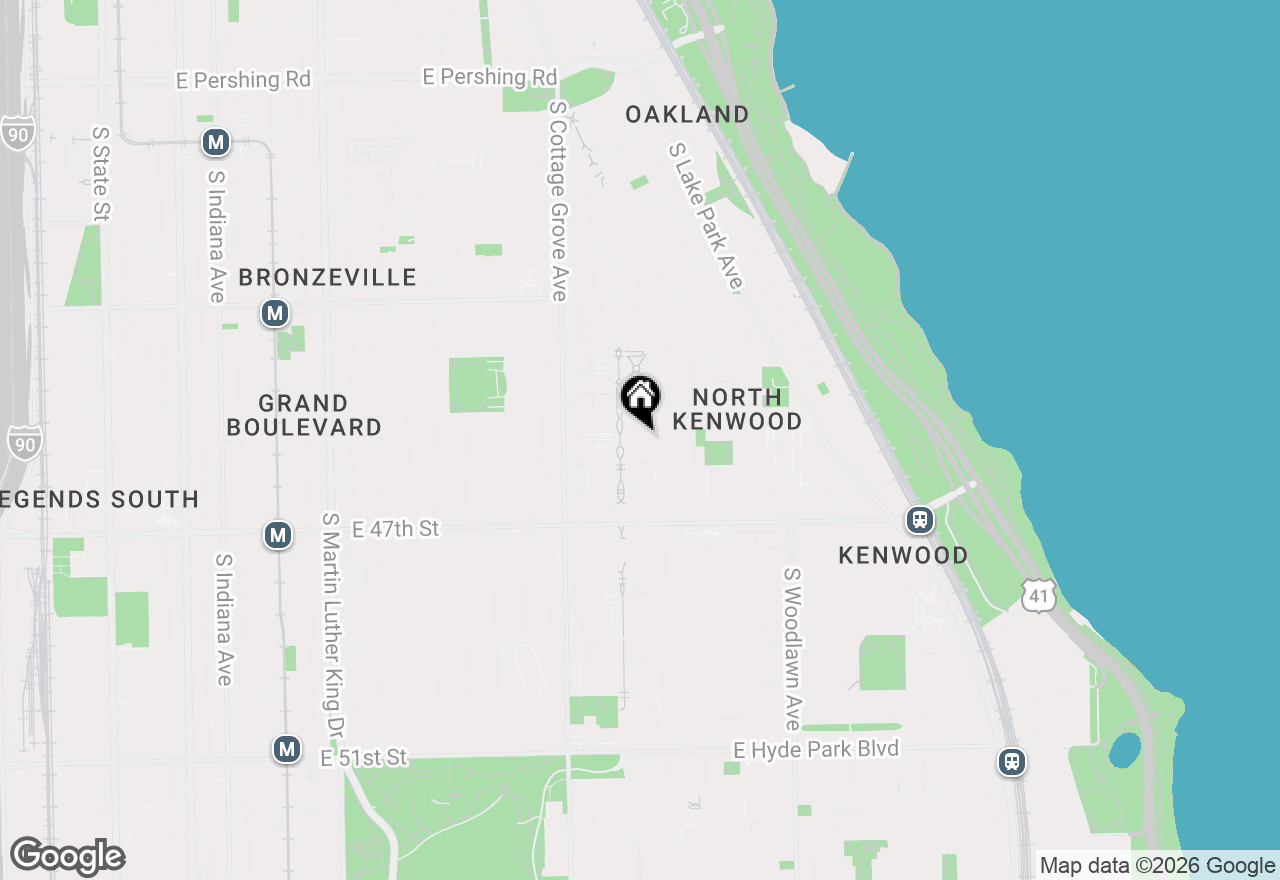 Map of 4529 S Drexel Boulevard #3E, Chicago, IL 60653