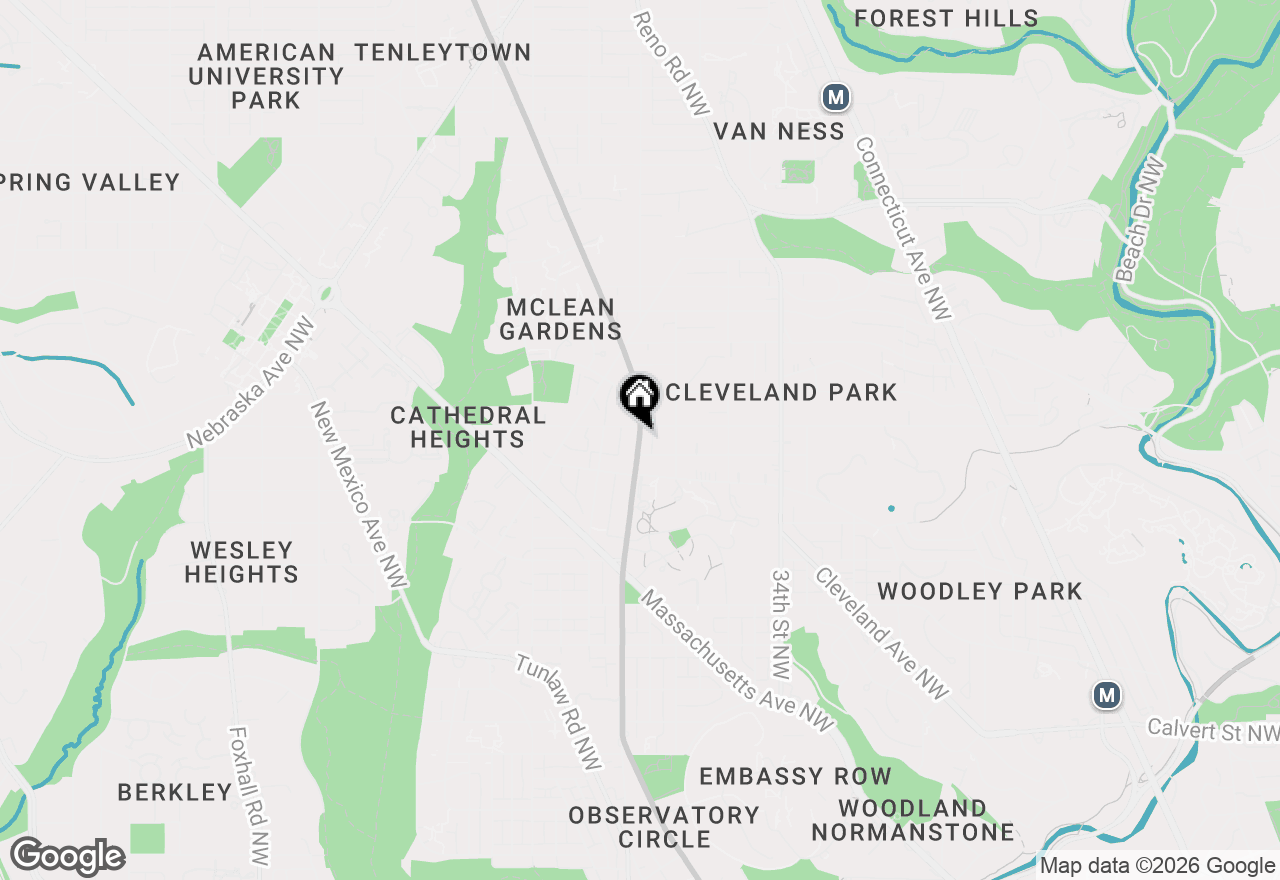 Map of 3217 Wisconsin Avenue Nw #6D, Washington, DC 20016
