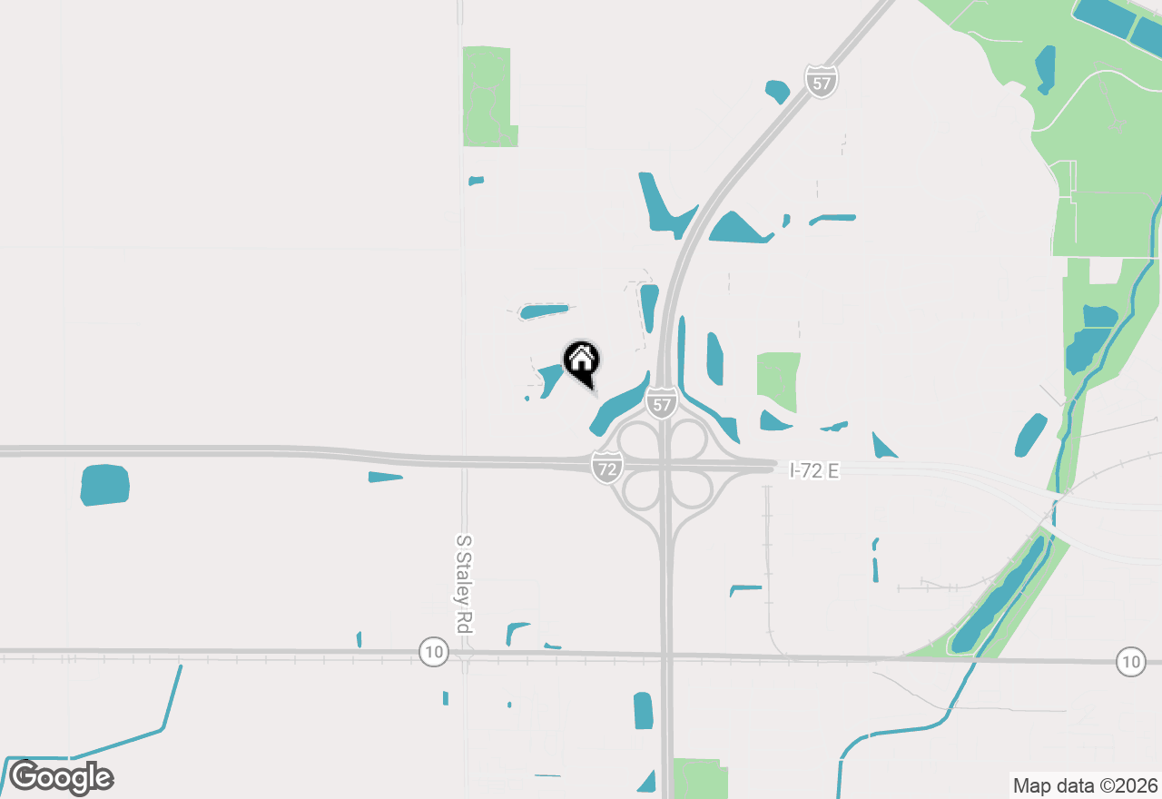 Map of 715 Sedgegrass Drive, Champaign, IL 61822