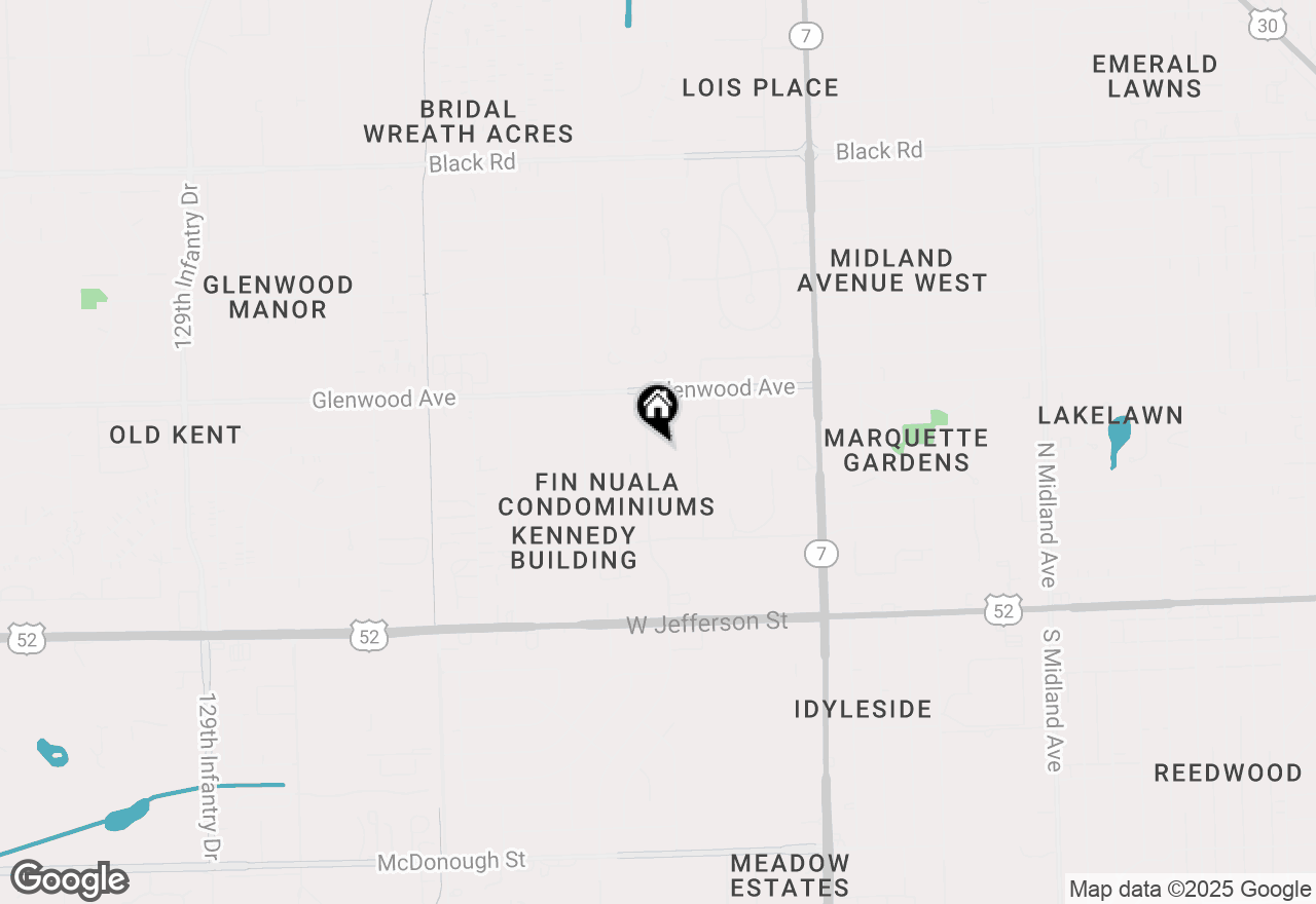 Map of 300 N Hammes Avenue #D, Joliet, IL 60435