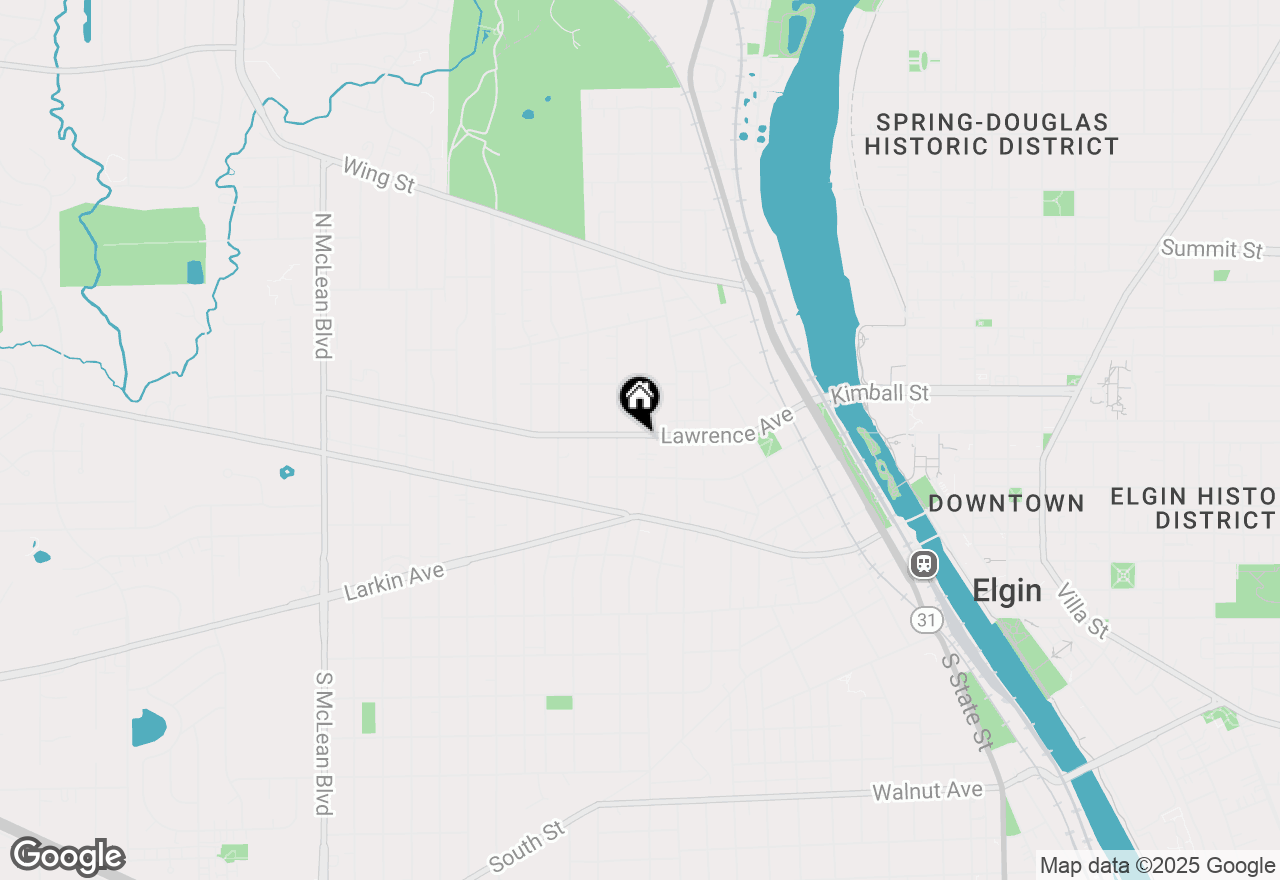 Map of 286 Hamilton Avenue, Elgin, IL 60123