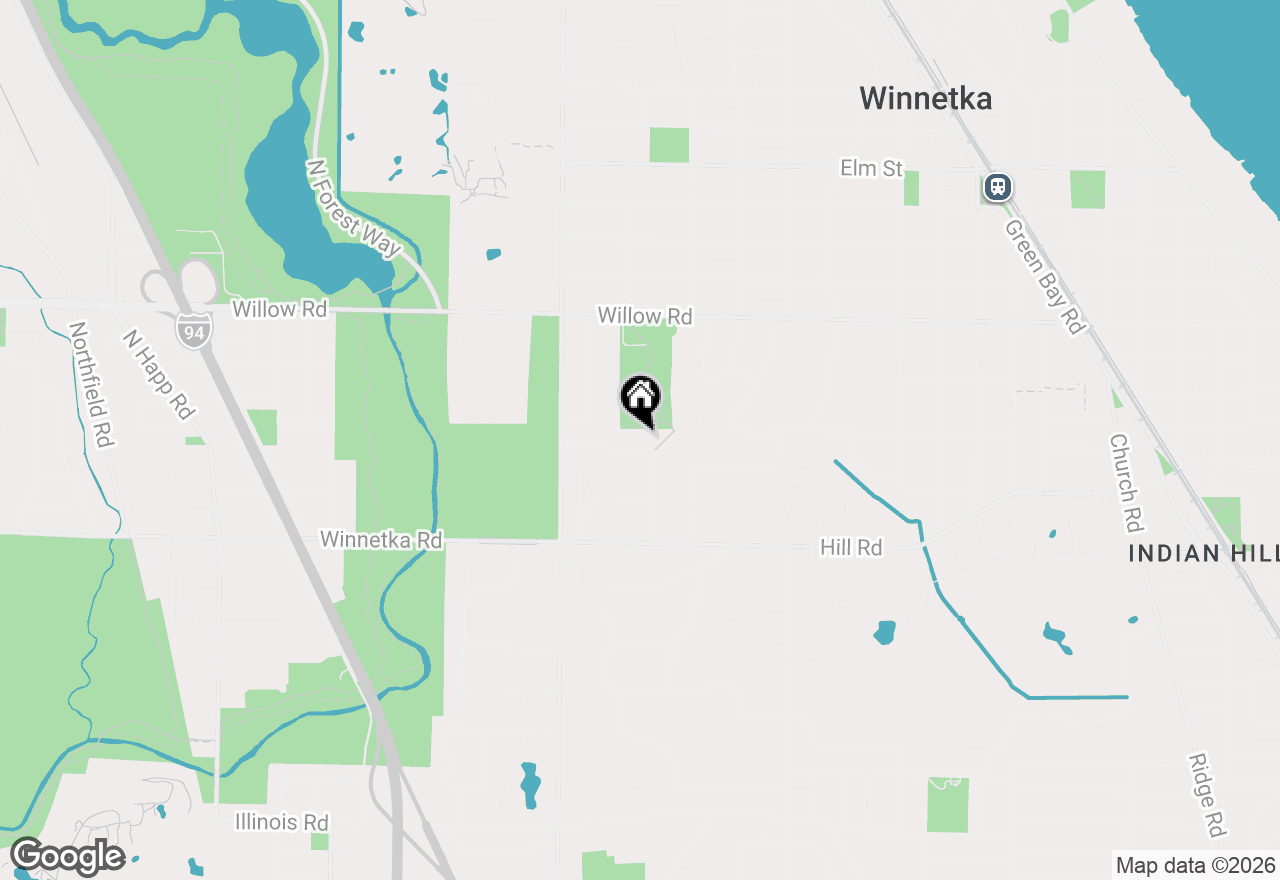 Map of 1171 Lindenwood Drive, Winnetka, IL 60093