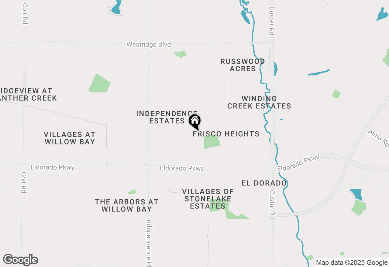 Map of 15148 Palo Pinto Drive, Frisco, TX 75035