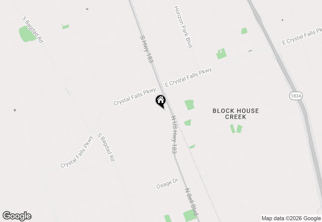 Map of 1901 Lone Oak Dr, Leander, TX 78641