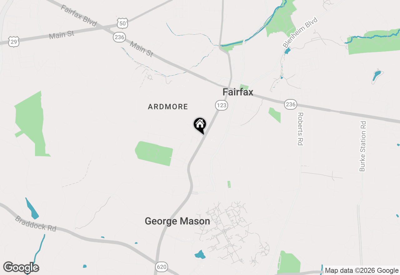 Map of 10505 Captain John Smith Court, Fairfax, VA 22030