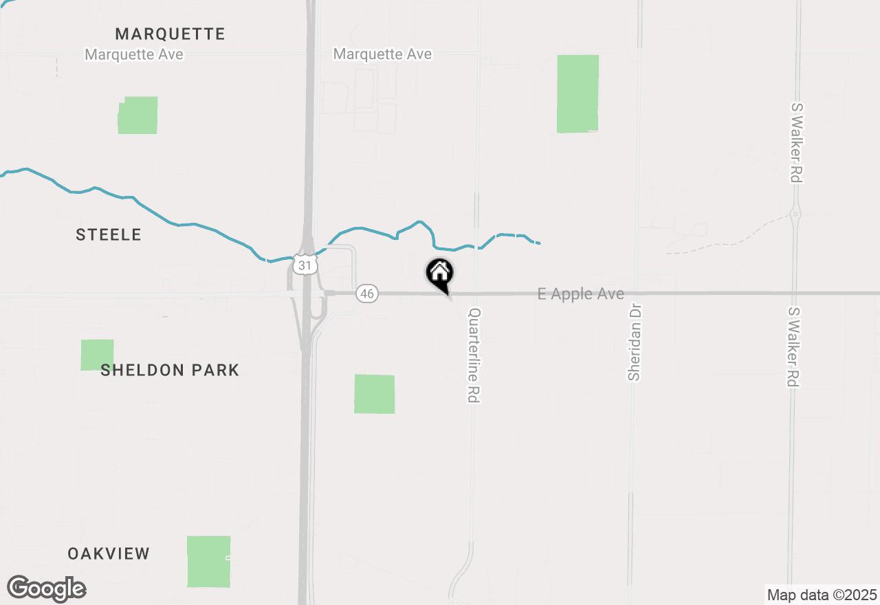 Map of 1921 E Apple Avenue, Muskegon, MI 49442