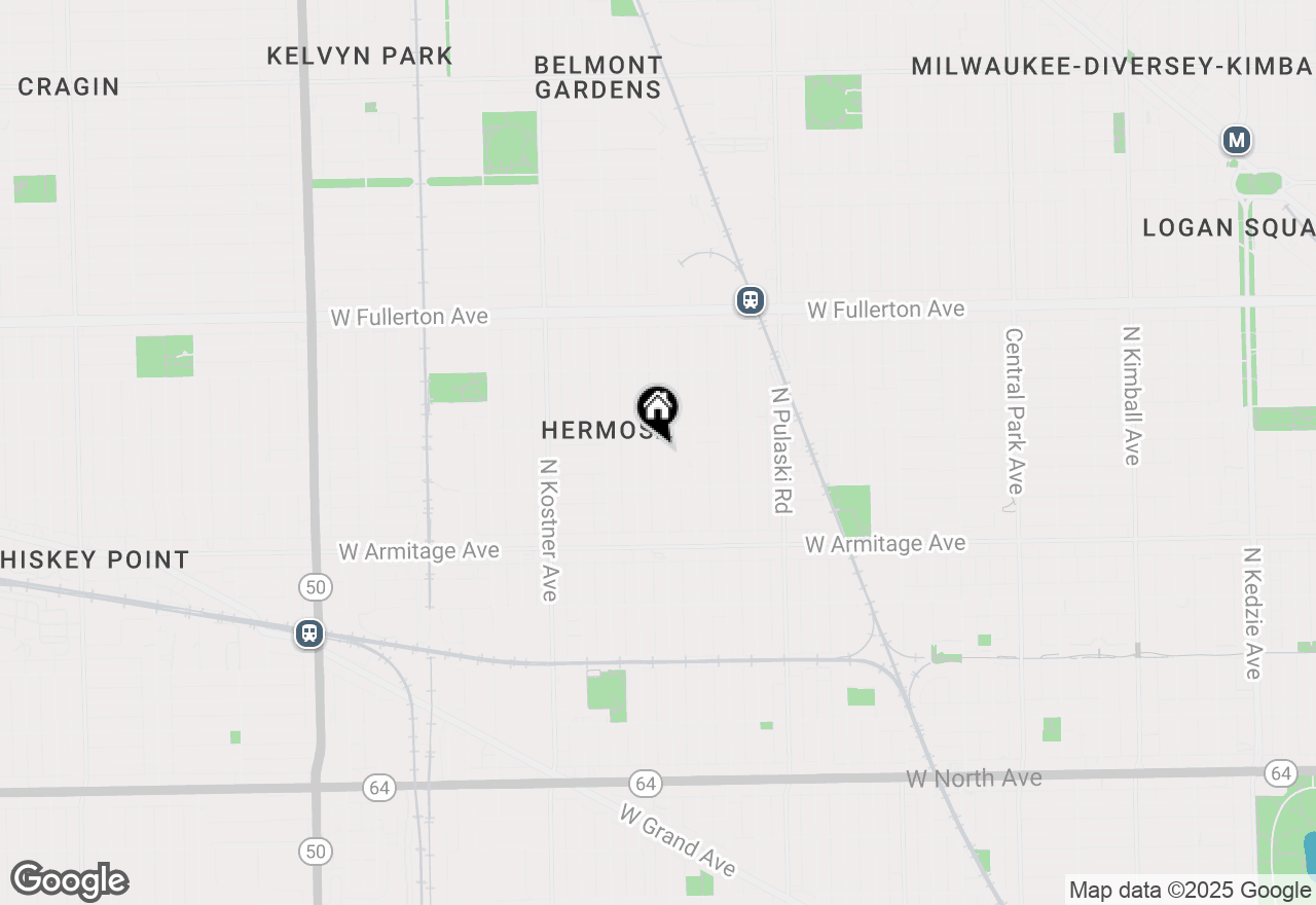 Map of 2134 N Keeler Avenue, Chicago, IL 60639