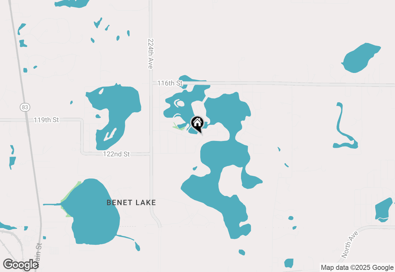 Map of 21908 121st St, Bristol, WI 53104