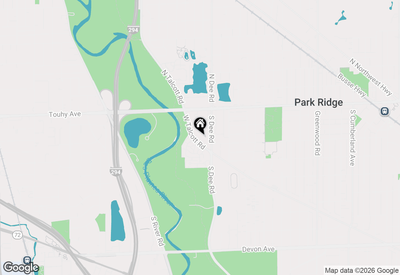Map of 2420 W Talcott Road #109, Park Ridge, IL 60068