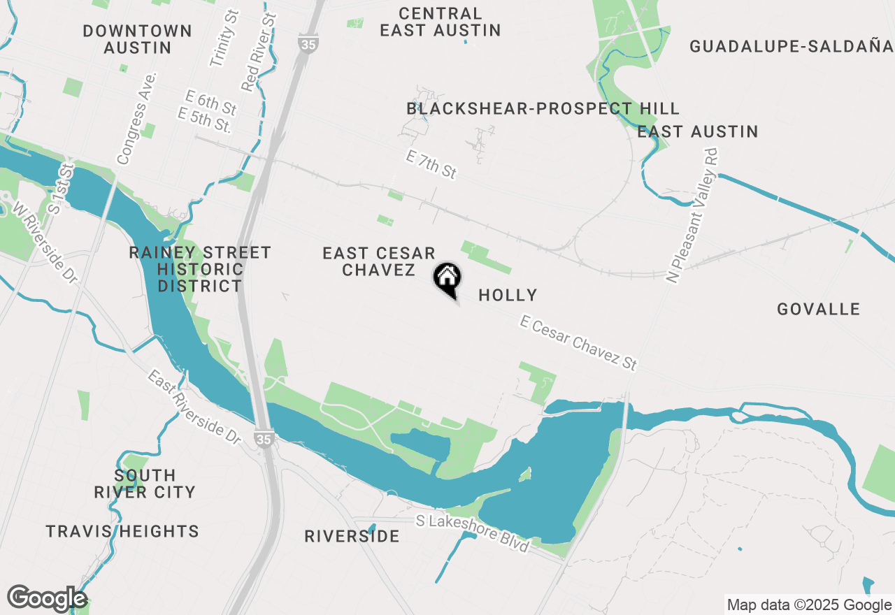 Map of 1906 Willow St #1, Austin, TX 78702