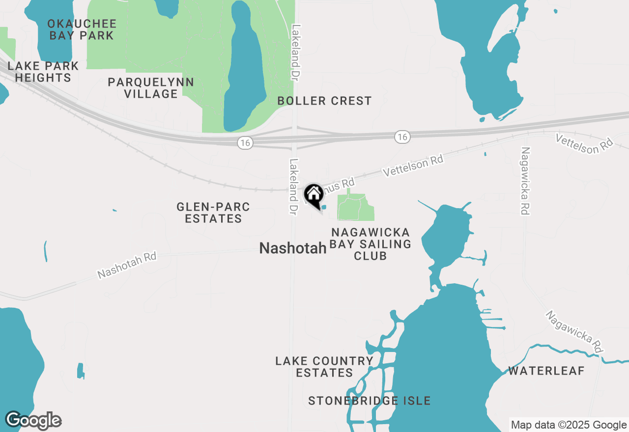 Map of N43W32877 Rasmus Rd #7D, Nashotah, WI 53058