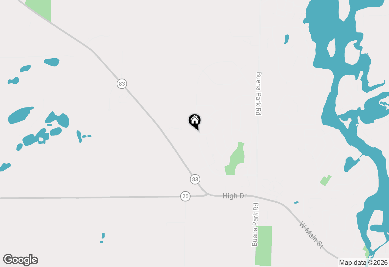 Map of 622 Hickory Hollow Rd, Waterford, WI 53185