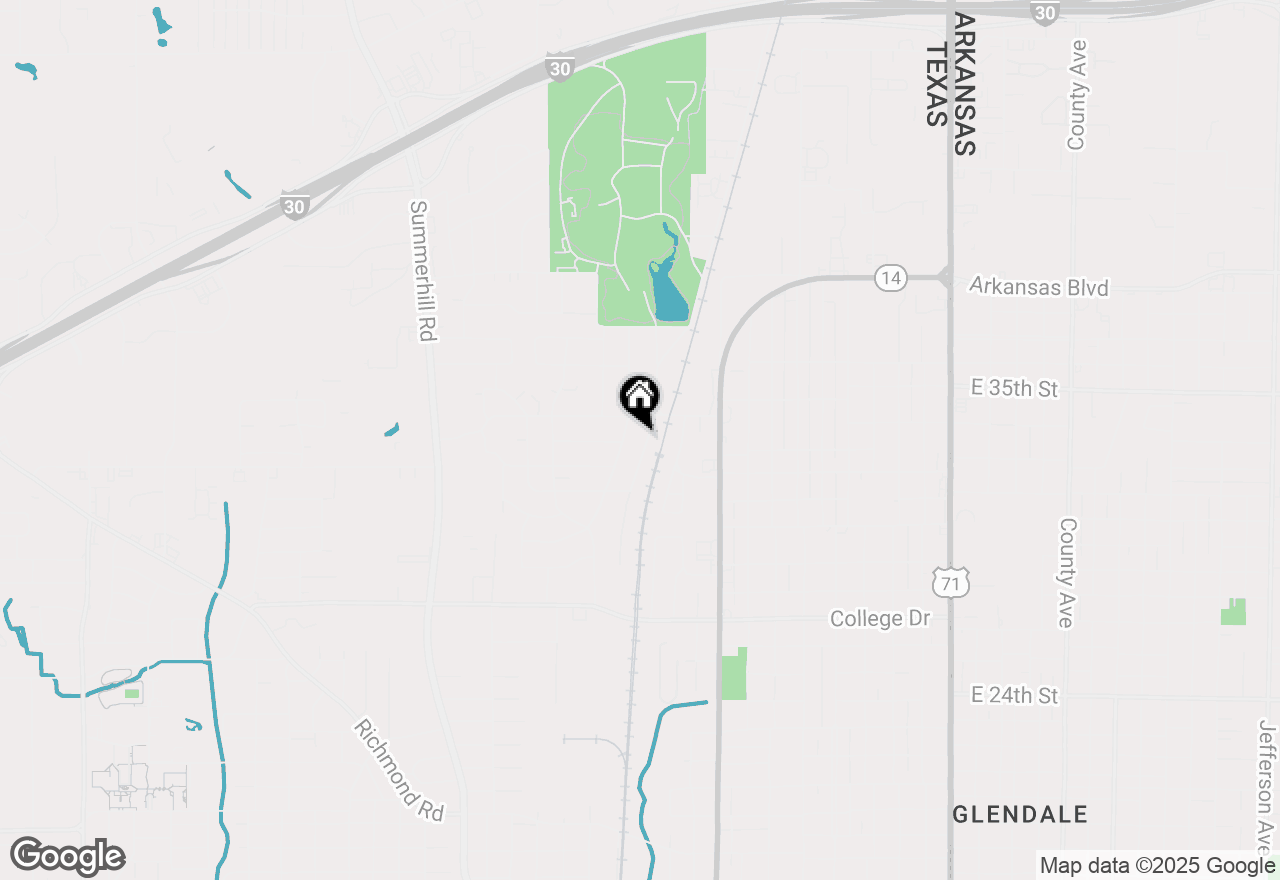 Map of 3915 Sabine, Texarkana, TX 75503