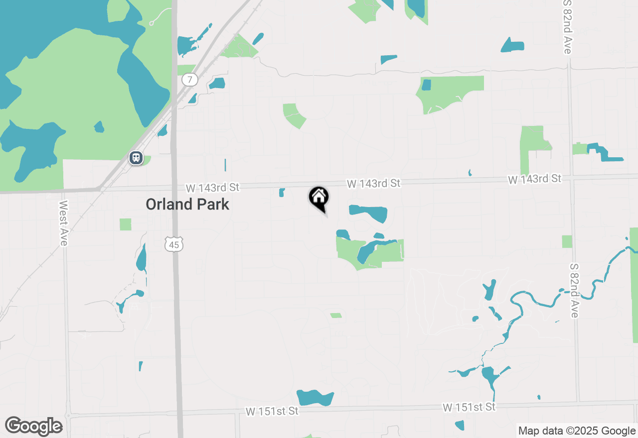 Map of 14414 S 90th Court #2A, Orland Park, IL 60462