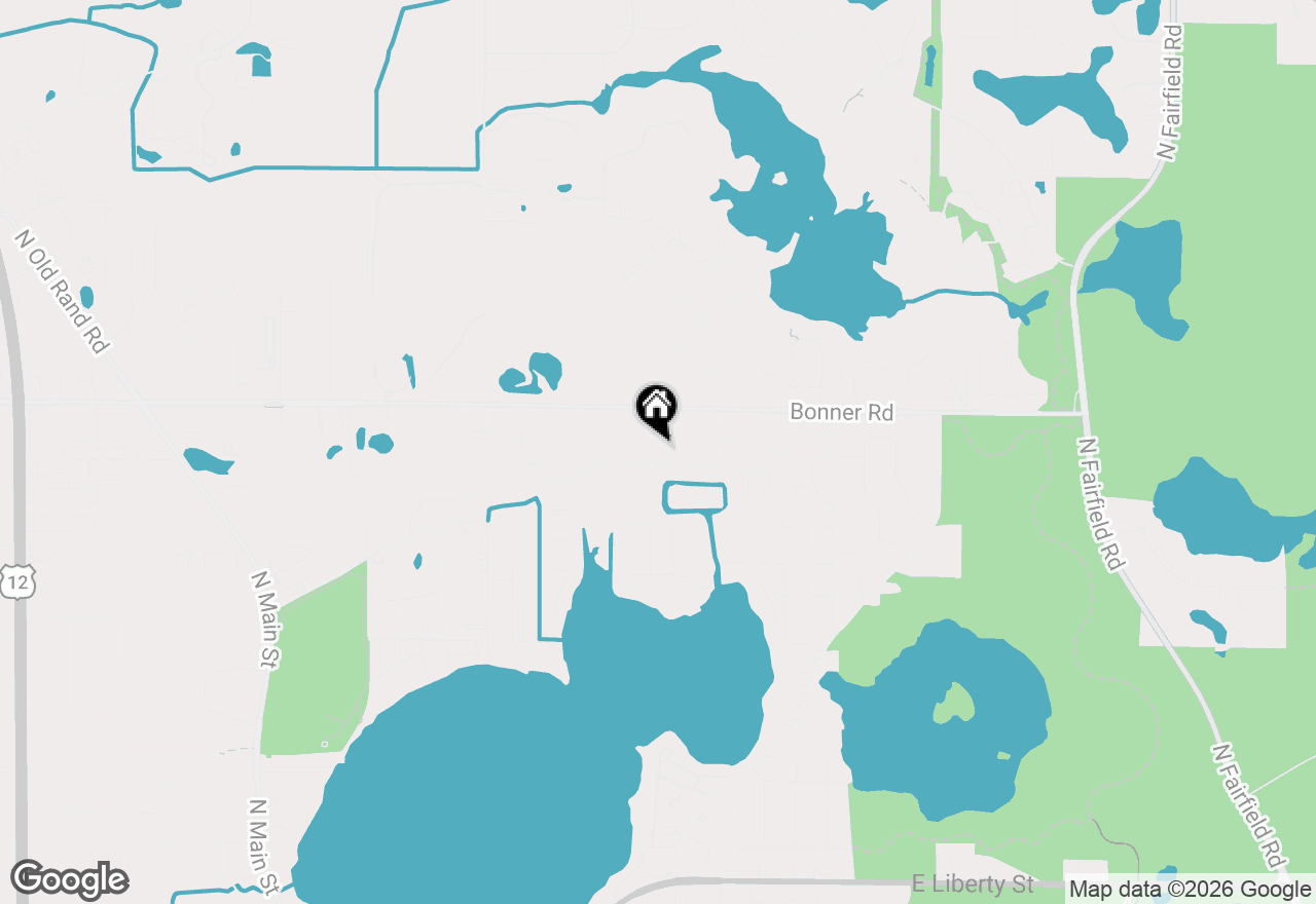 Map of 1104 Monroe Street, Wauconda, IL 60084