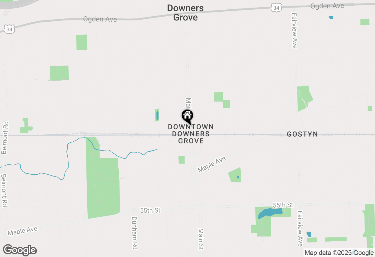 Map of 5002 Main Street, Downers Grove, IL 60515