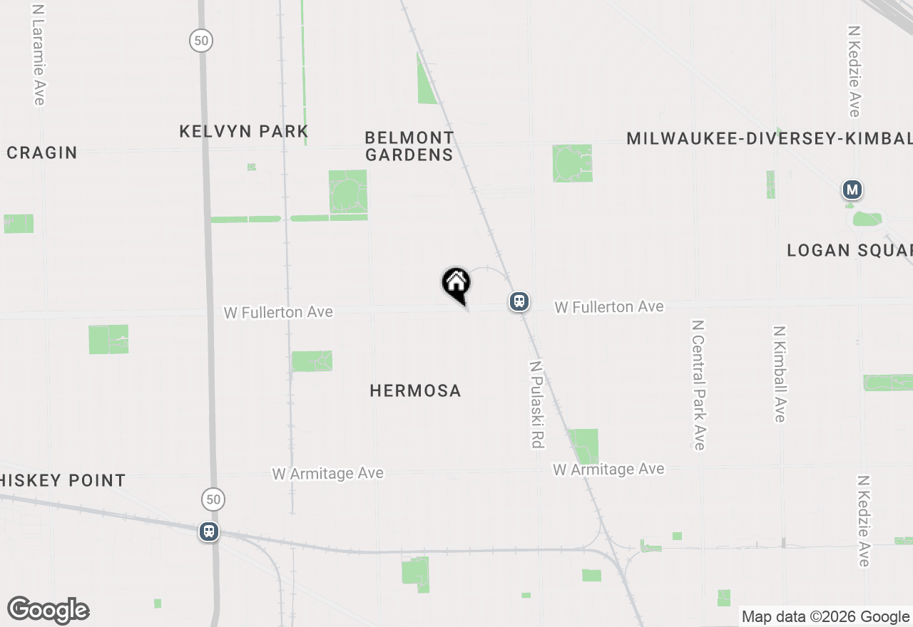 Map of (Address confidential), Chicago, Illinois 60639
