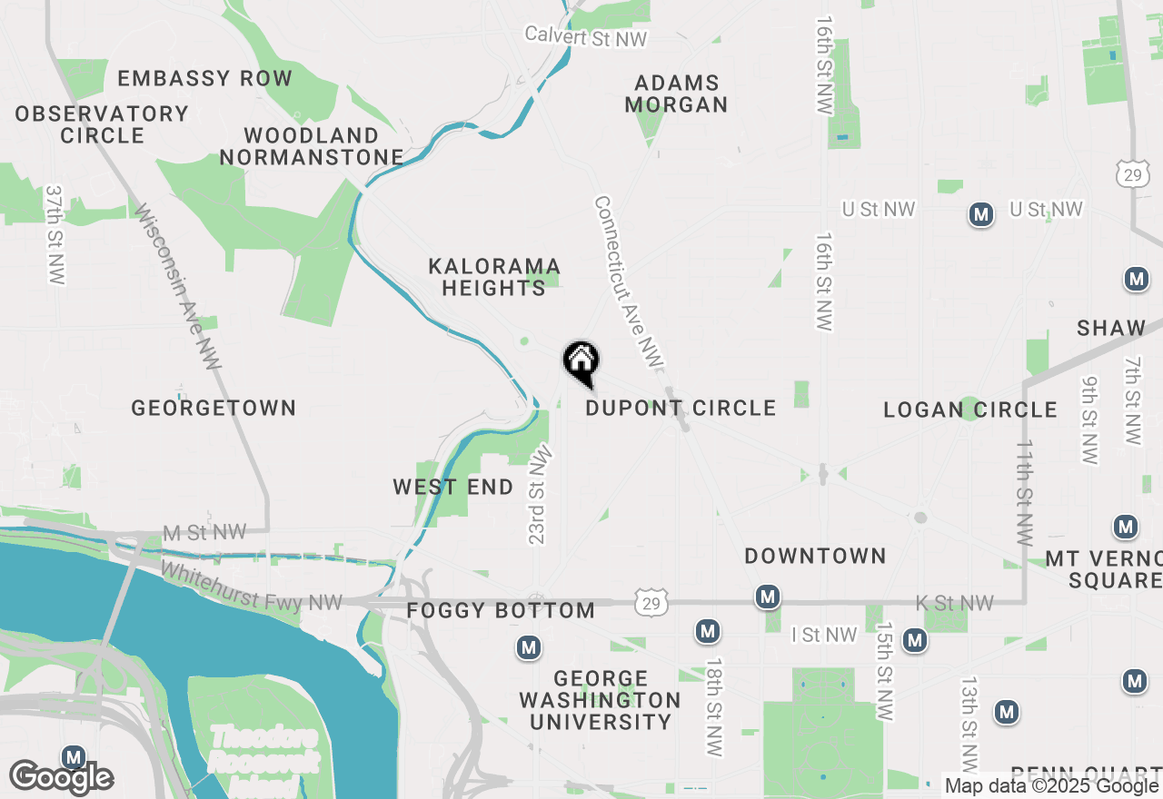 Map of 2141 P Street Nw #202, Washington, DC 20037