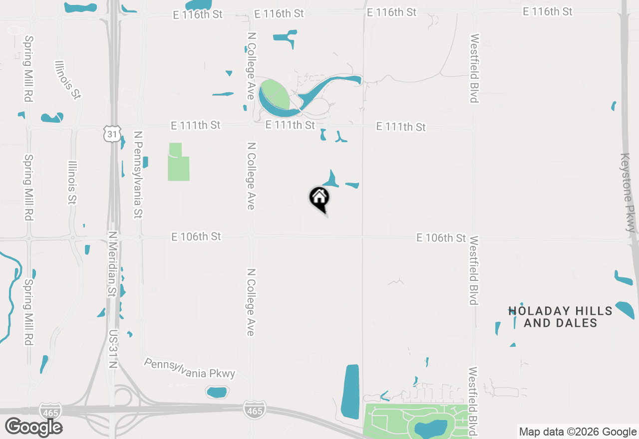 Map of 1018 Saratoga Circle, Indianapolis, IN 46280