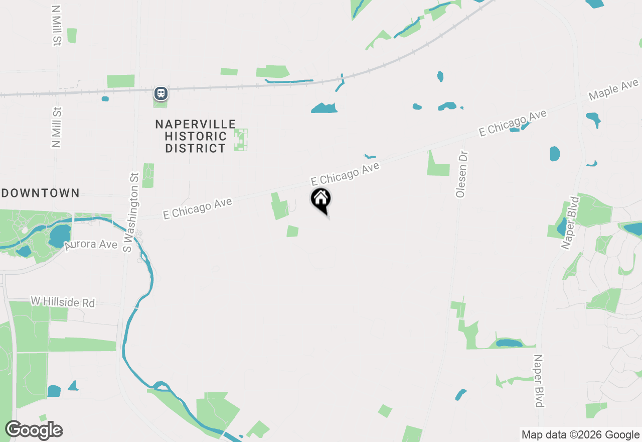 Map of 1008 Anne Road, Naperville, IL 60540