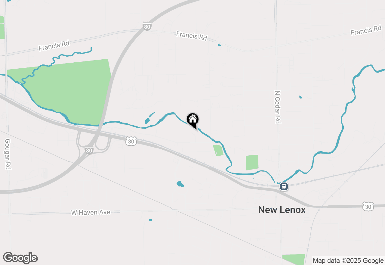 Map of 331 Old Hickory Road, New Lenox, IL 60451