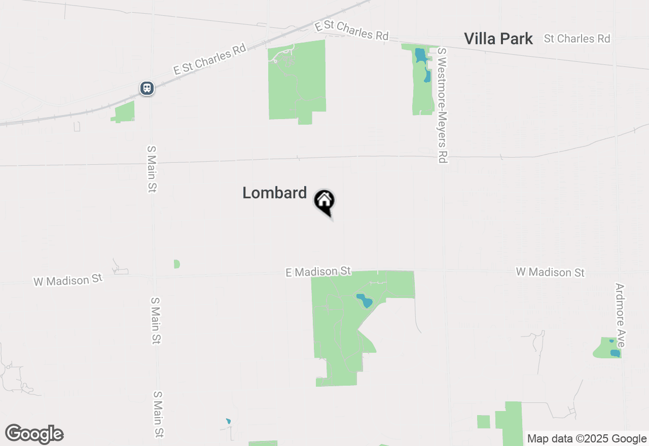 Map of 500 S Edgewood Avenue, Lombard, IL 60148