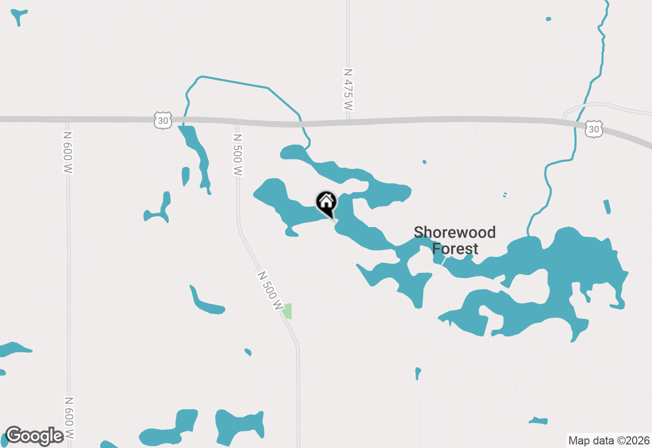 Map of 195 Amhurst Place, Valparaiso, IN 46385