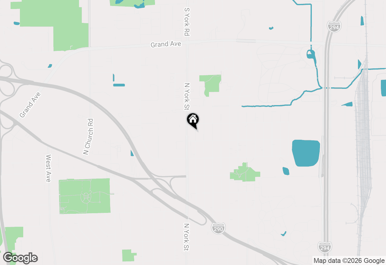 Map of 754 N Michigan Street, Elmhurst, IL 60126