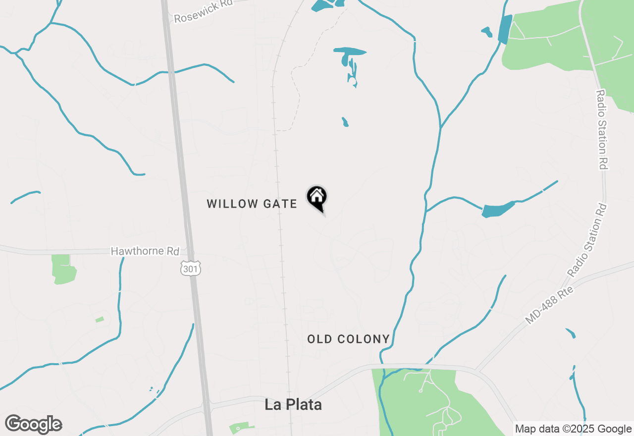 Map of 164 Wood Walk Avenue, La Plata, MD 20646