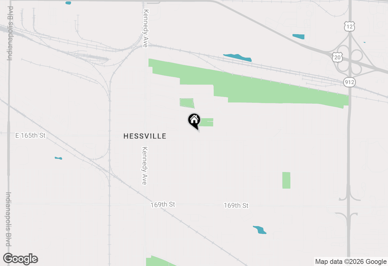 Map of 3047 E 165th Street, Hammond, IN 46323