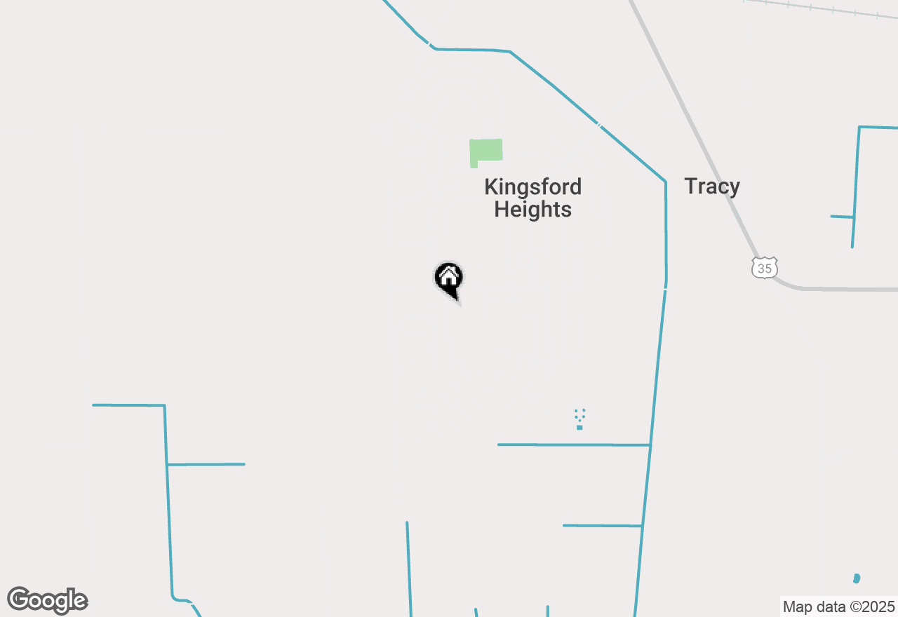Map of 818 Kenilworth Road, Kingsford Heights, IN 46346
